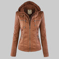 FELICITY | HOODED BIKER JACKET