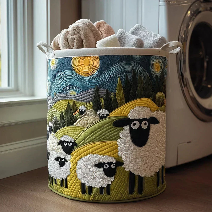 Agnese | Hand-Quilted Laundry Basket