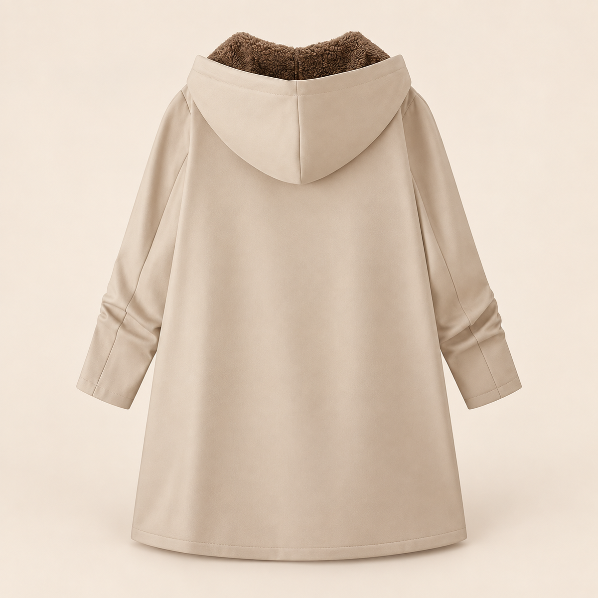 EVELYN | COSY LINED HOODED COAT