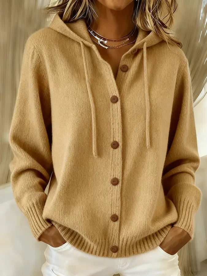 BRENDA | COSY CARDIGAN HOODIE