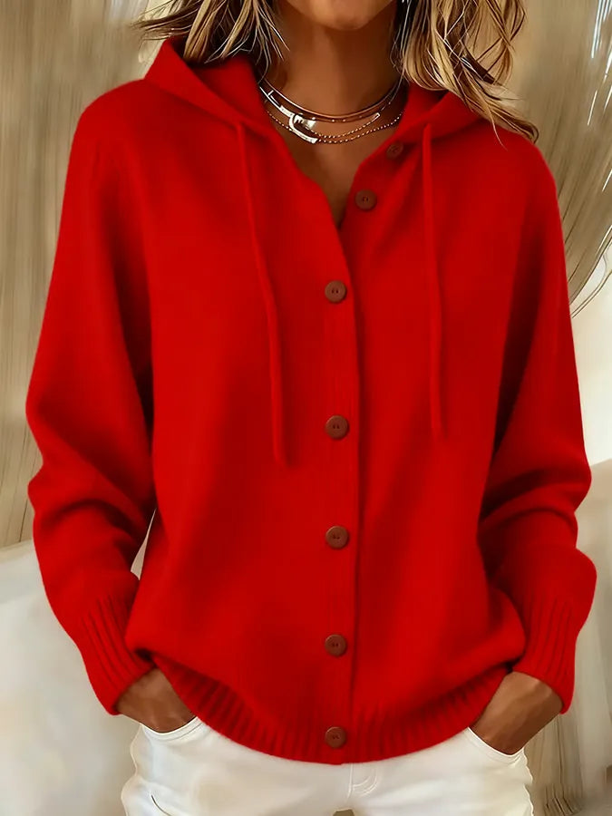 BRENDA | COSY CARDIGAN HOODIE
