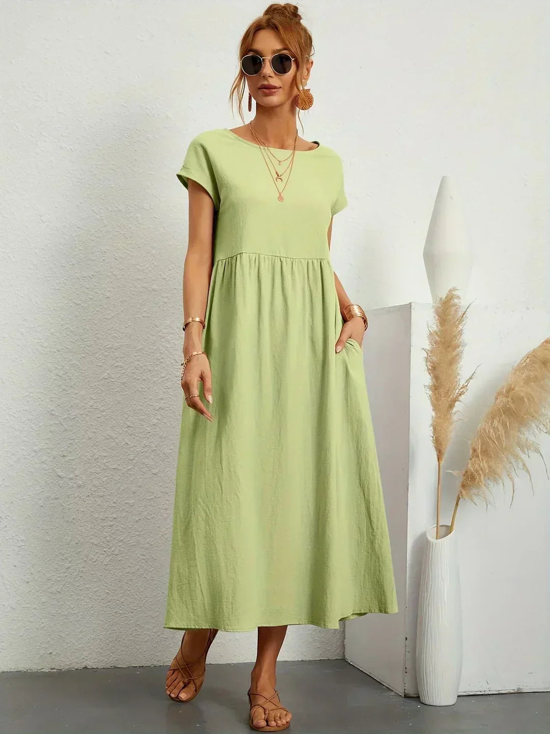 URSINA | FLUID MIDI DRESS