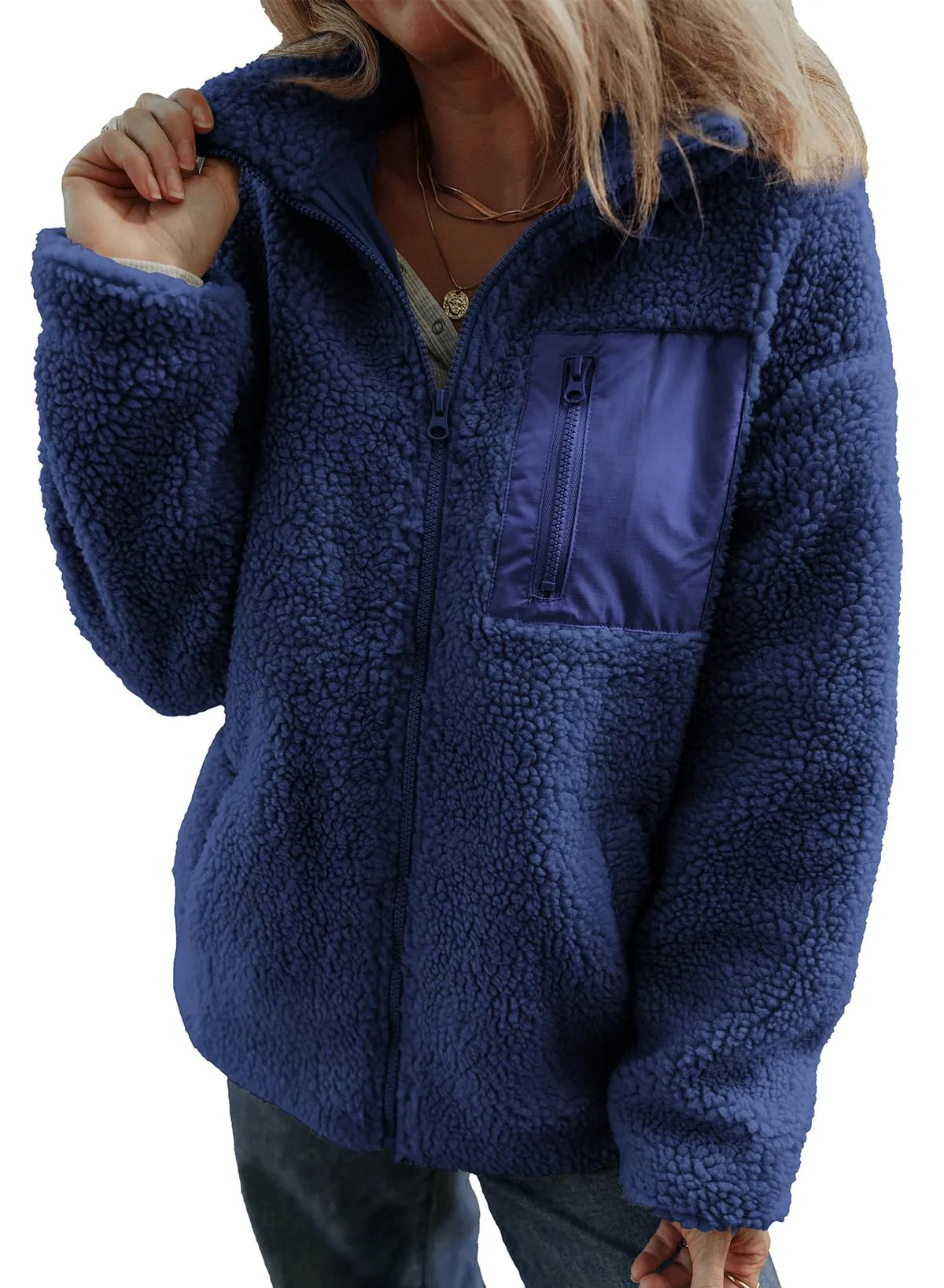 ELLA | COSY TEDDY ZIP JACKET