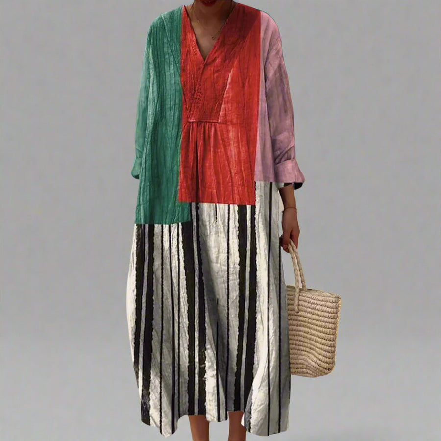 HARPER | ELEGANT GEOMETRIC DRESS