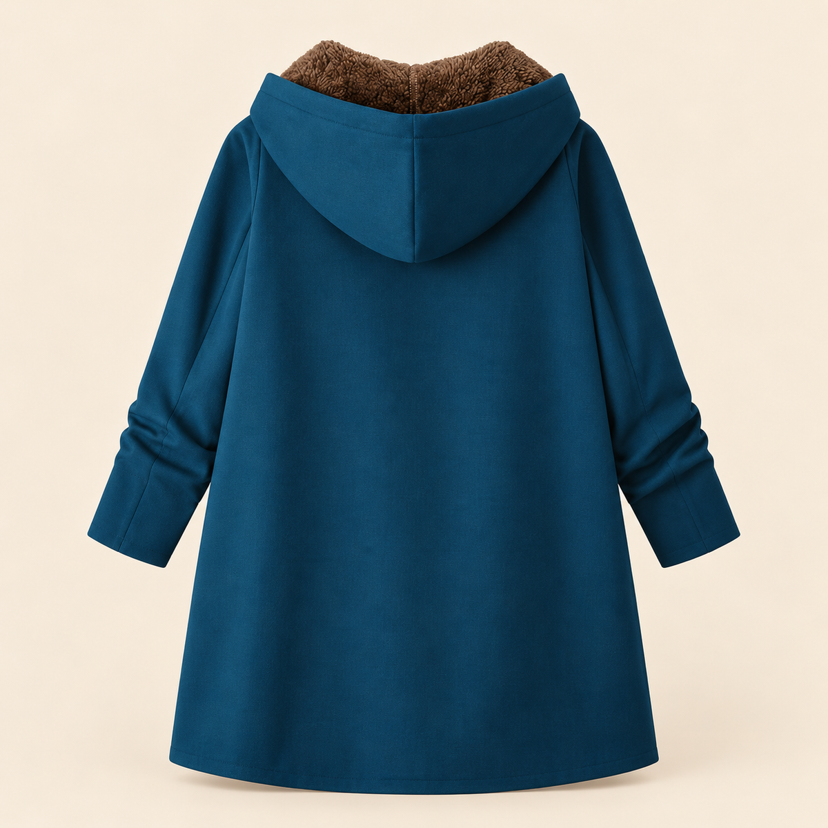 EVELYN | COSY LINED HOODED COAT