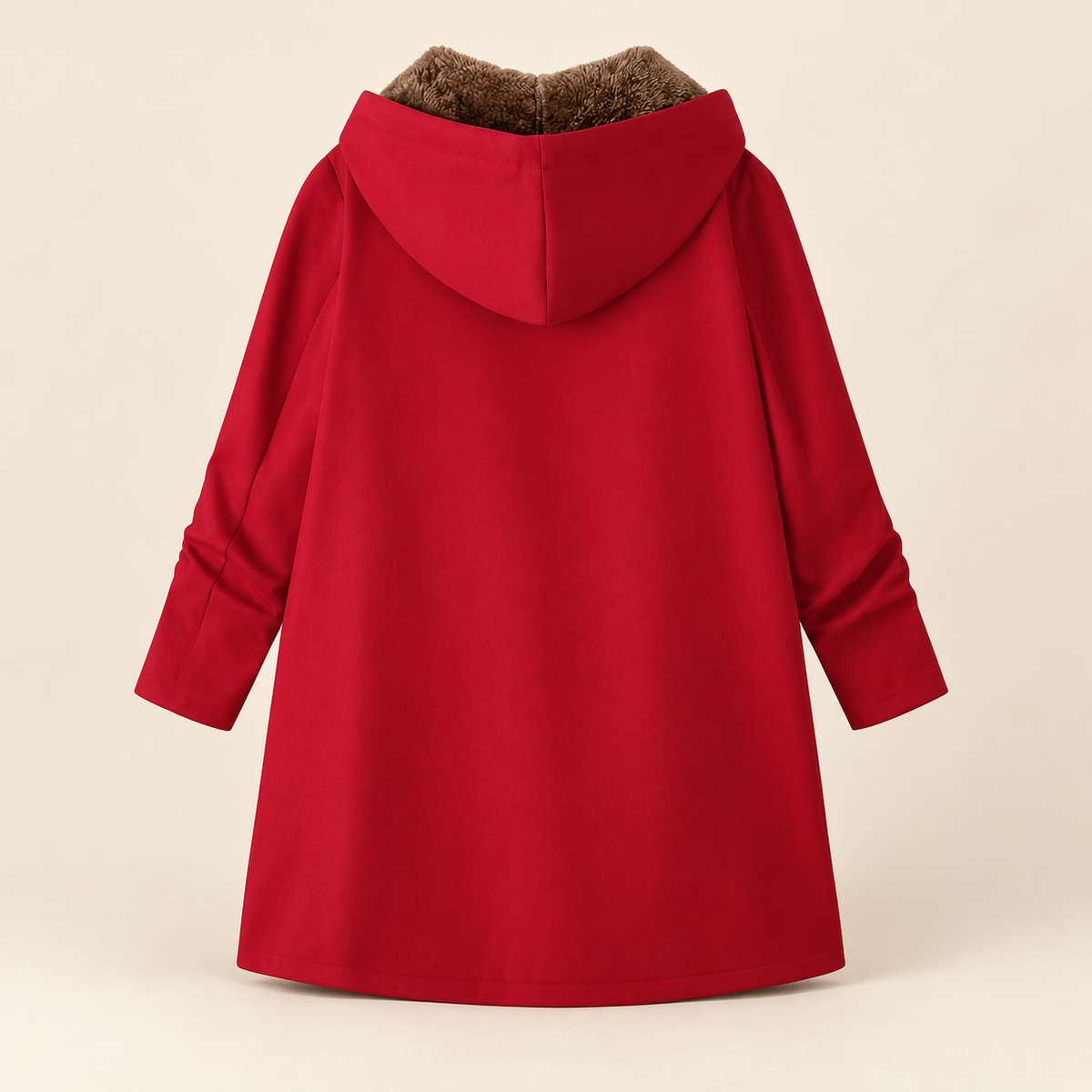 EVELYN | COSY LINED HOODED COAT