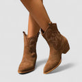 FREYA | WESTERN-INSPIRED ANKLE BOOTS