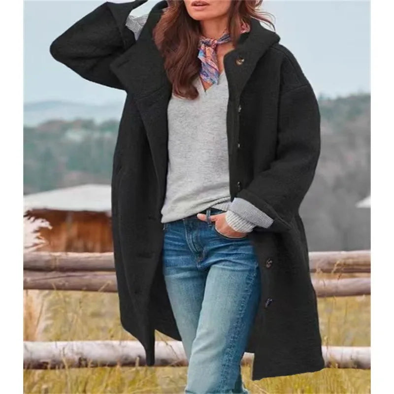 HELEN | HOODED LONGLINE COAT