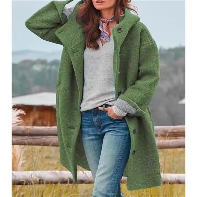 HELEN | HOODED LONGLINE COAT