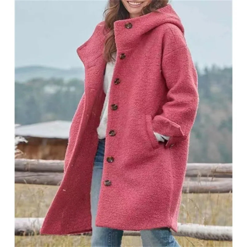 HELEN | HOODED LONGLINE COAT