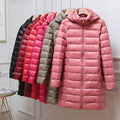 ROSIE | HOODED QUILTED LONG JACKET