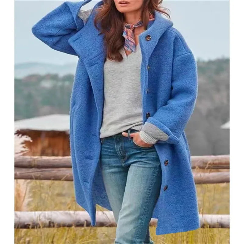 HELEN | HOODED LONGLINE COAT