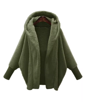 MOLLY | COSY HOODED TEDDY CARDIGAN