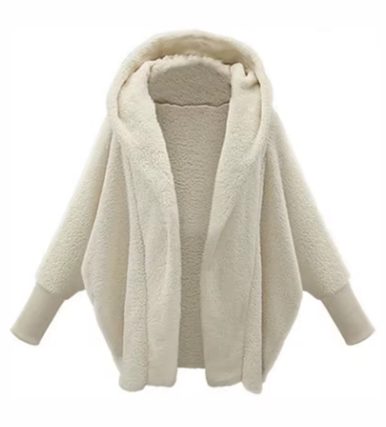 MOLLY | COSY HOODED TEDDY CARDIGAN