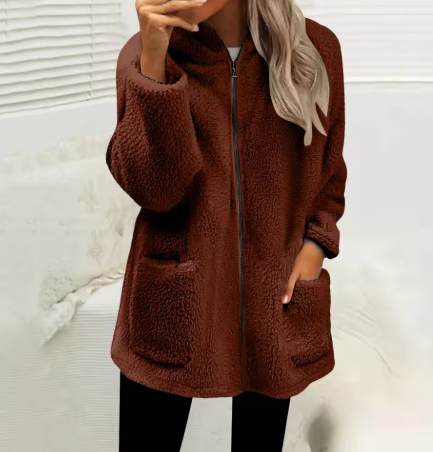 RUBY | COSY LONGLINE FLEECE JACKET