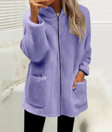 RUBY | COSY LONGLINE FLEECE JACKET