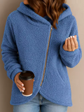 MABEL | COSY TEDDY HOODED JACKET