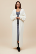 PATRICIA | COZY PLUSH FLUFFY LONGLINE OPEN-FRONT CARDIGAN