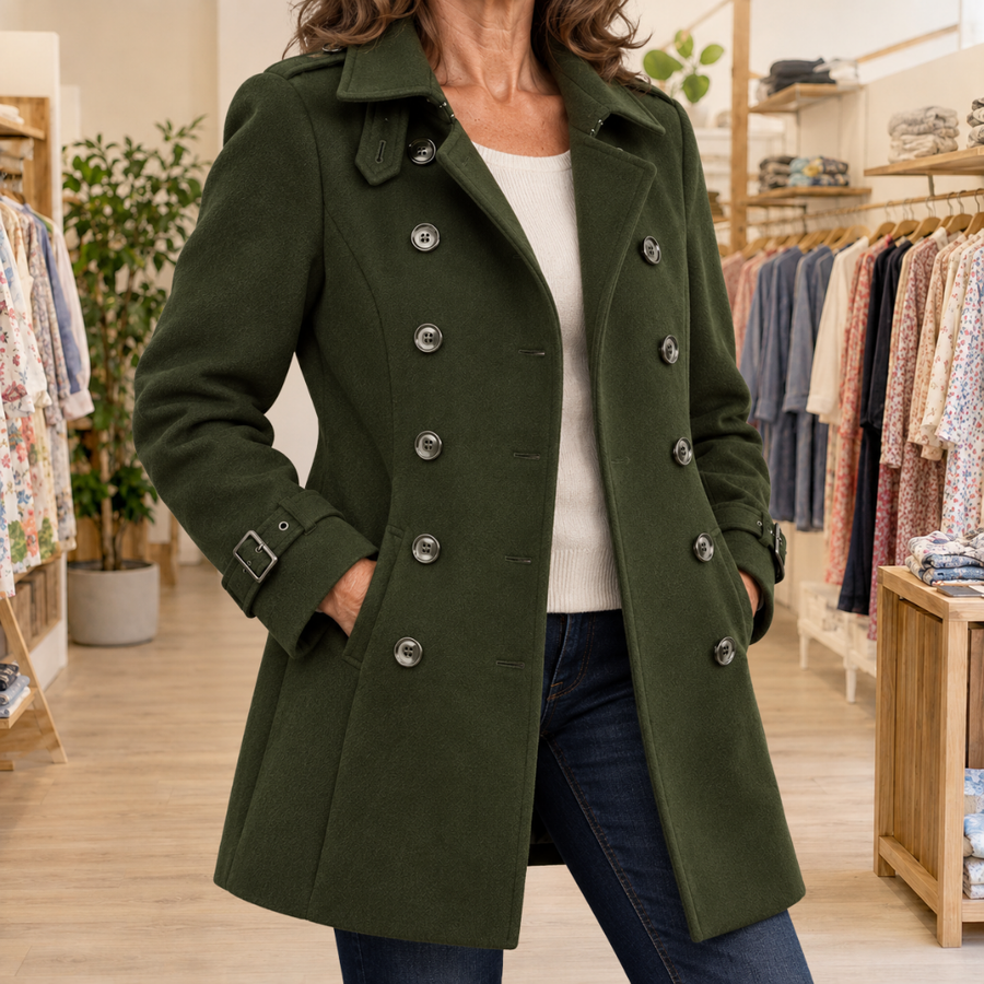 SCARLETT | ELEGANT DOUBLE-BREASTED COAT