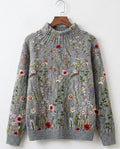 FLORENCE | FLORAL EMBROIDERED KNITTED JUMPER