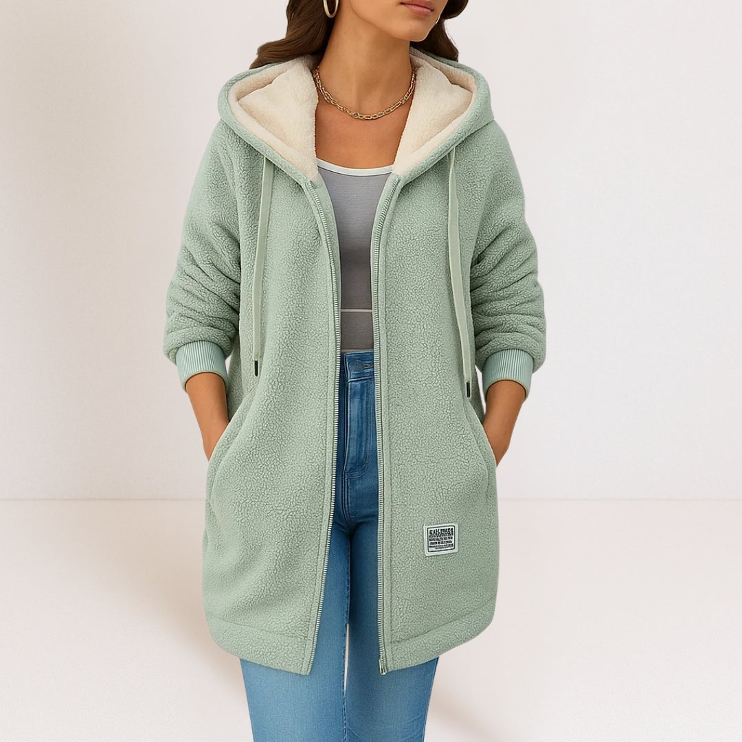 ELSIE | COSY HOODED FLEECE JACKET