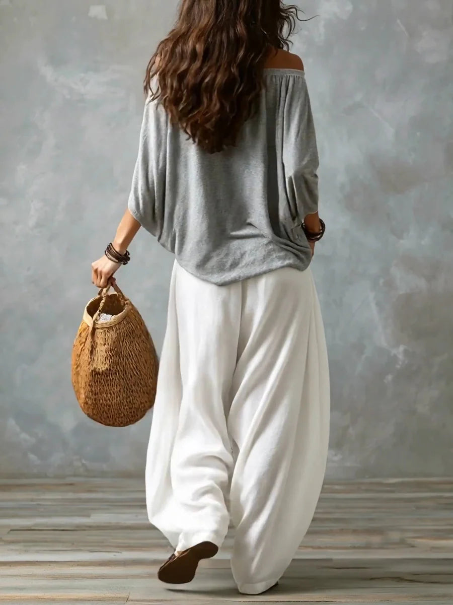 JADIA | ELEGANT OFF-SHOULDER TWO-PIECE SET