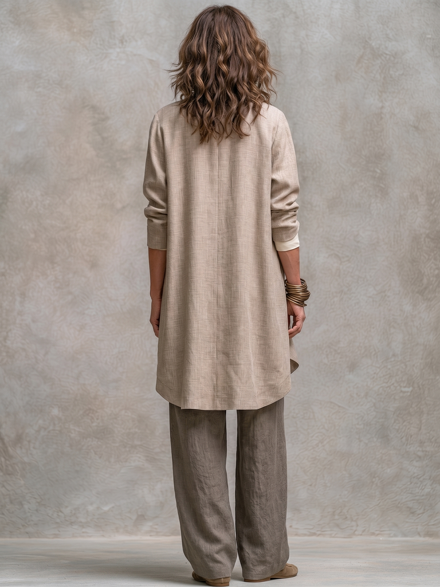 CAMILLA | RELAXED THREE-PIECE TROUSER SET
