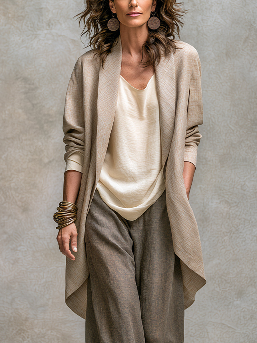 CAMILLA | RELAXED THREE-PIECE TROUSER SET