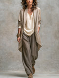 CAMILLA | RELAXED THREE-PIECE TROUSER SET