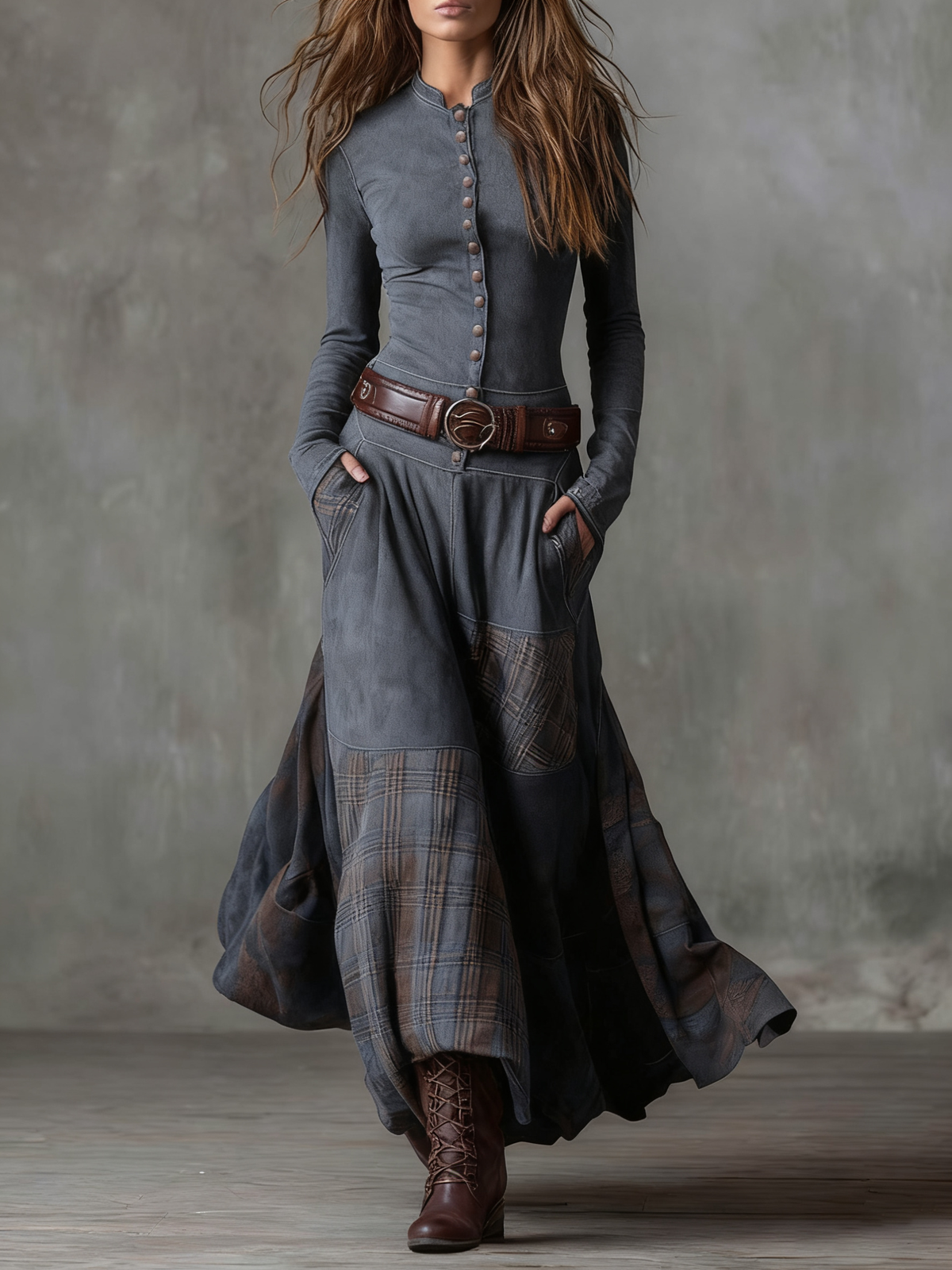 VERITY | VINTAGE PATCHWORK MAXI DRESS