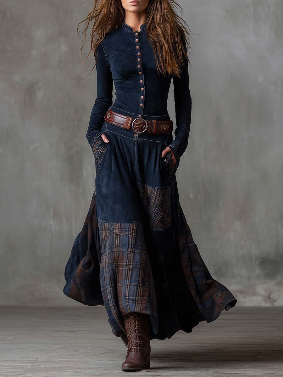 VERITY | VINTAGE PATCHWORK MAXI DRESS
