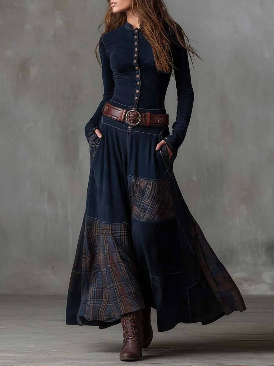 VERITY | VINTAGE PATCHWORK MAXI DRESS