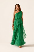 Zeline Asymmetrical Maxi Dress