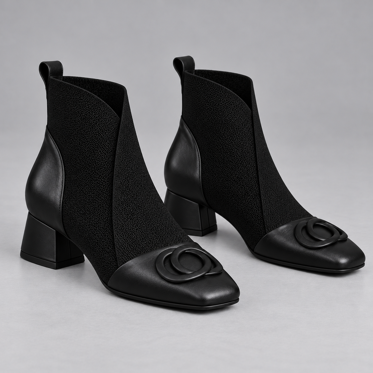 OLIVIA | ELEGANT KNITTED ANKLE BOOTS