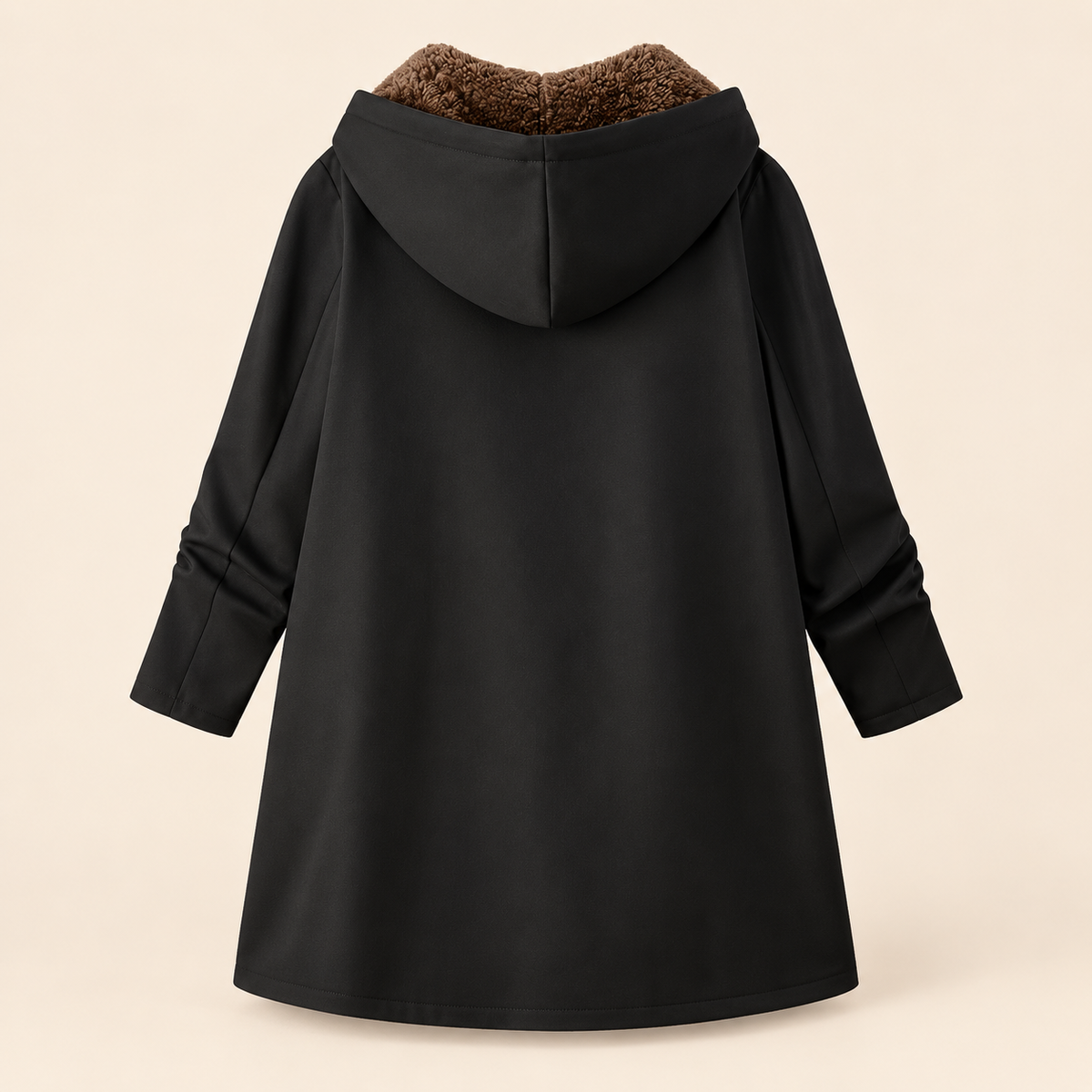 EVELYN | COSY LINED HOODED COAT