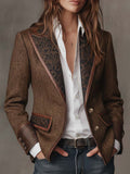 VICTORIA | HERRINGBONE BLAZER