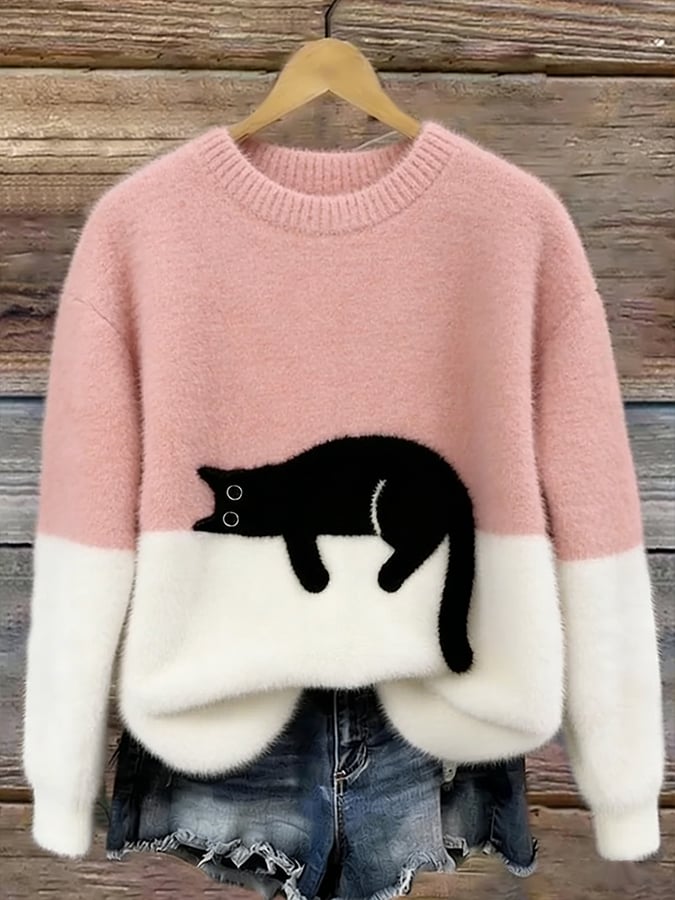 POPPY | CAT DETAIL COSY JUMPER