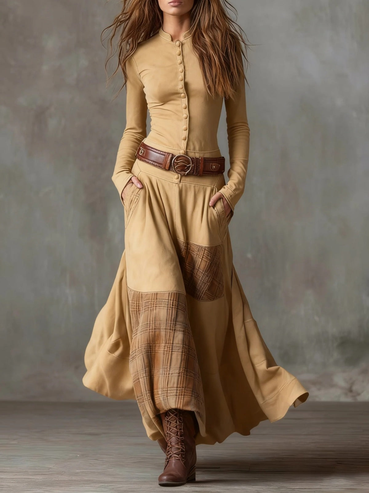 VERITY | VINTAGE PATCHWORK MAXI DRESS