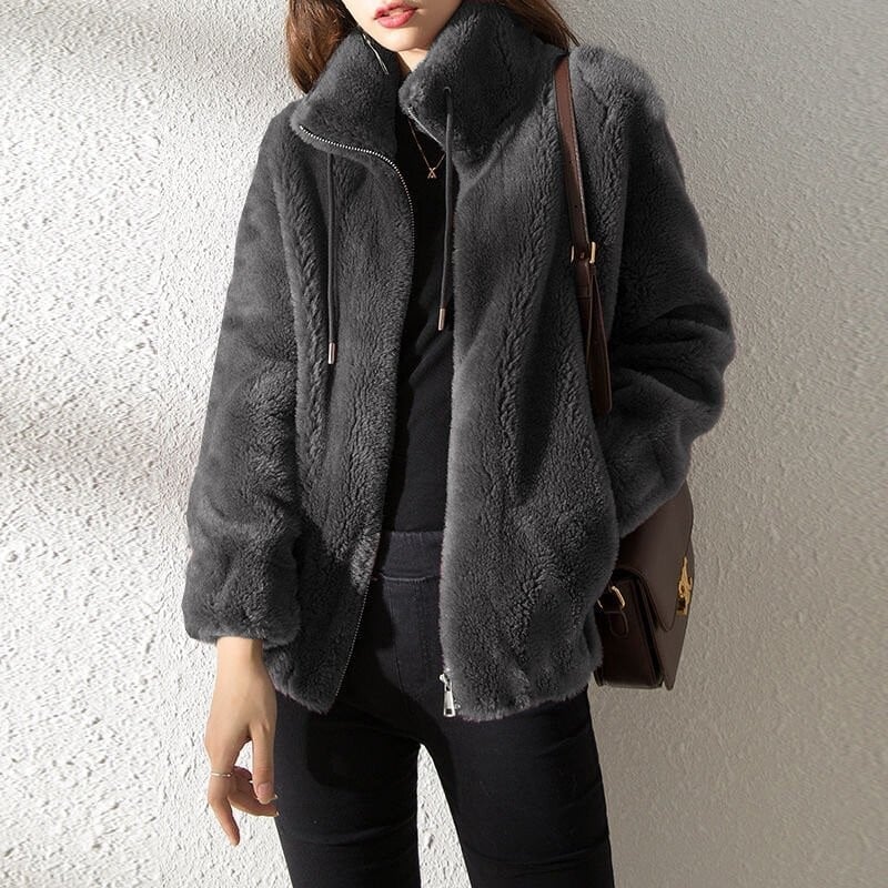 ISABEL | COSY TEDDY ZIP JACKET
