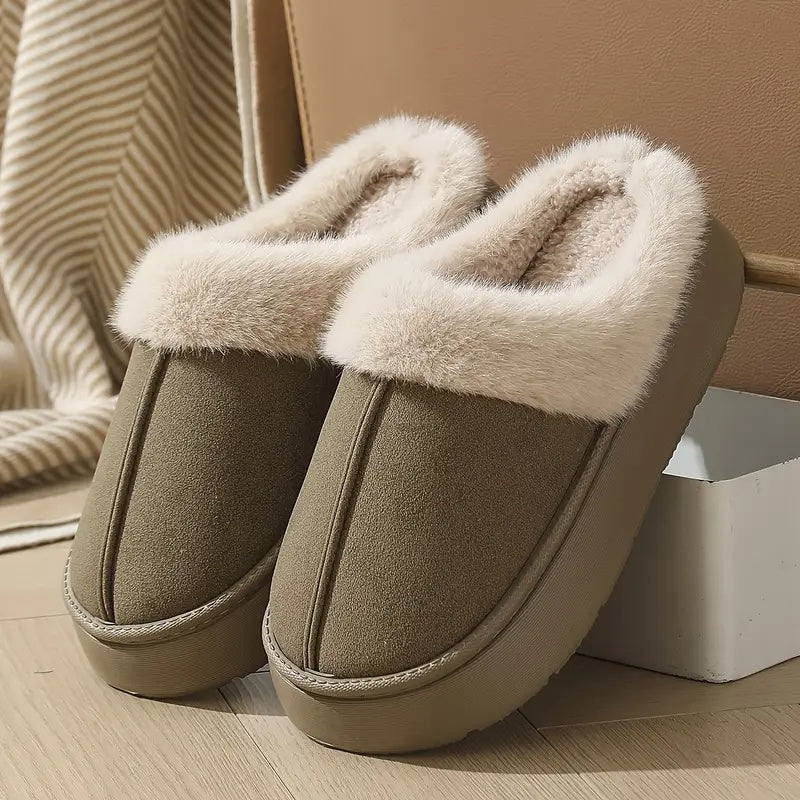 LYNNE | PLUSH SLIP-ON SLIPPERS