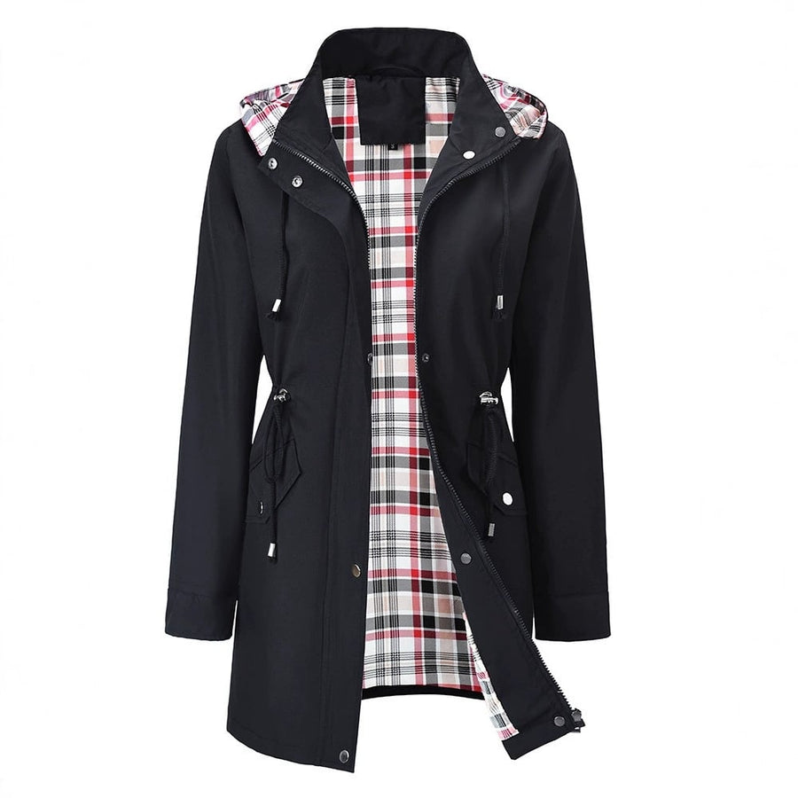 CARLOTTA | HOODED LONGLINE RAINCOAT