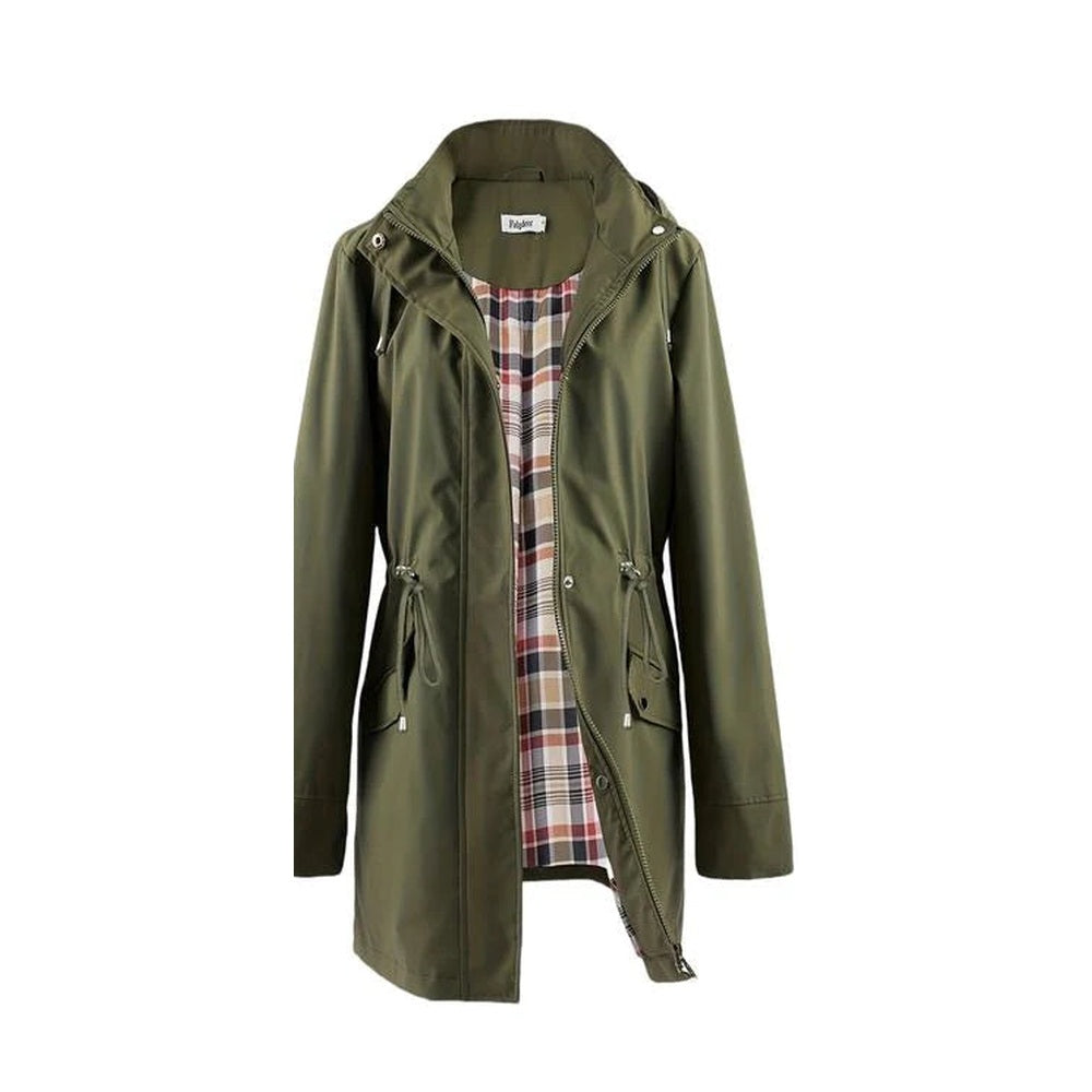 CARLOTTA | HOODED LONGLINE RAINCOAT
