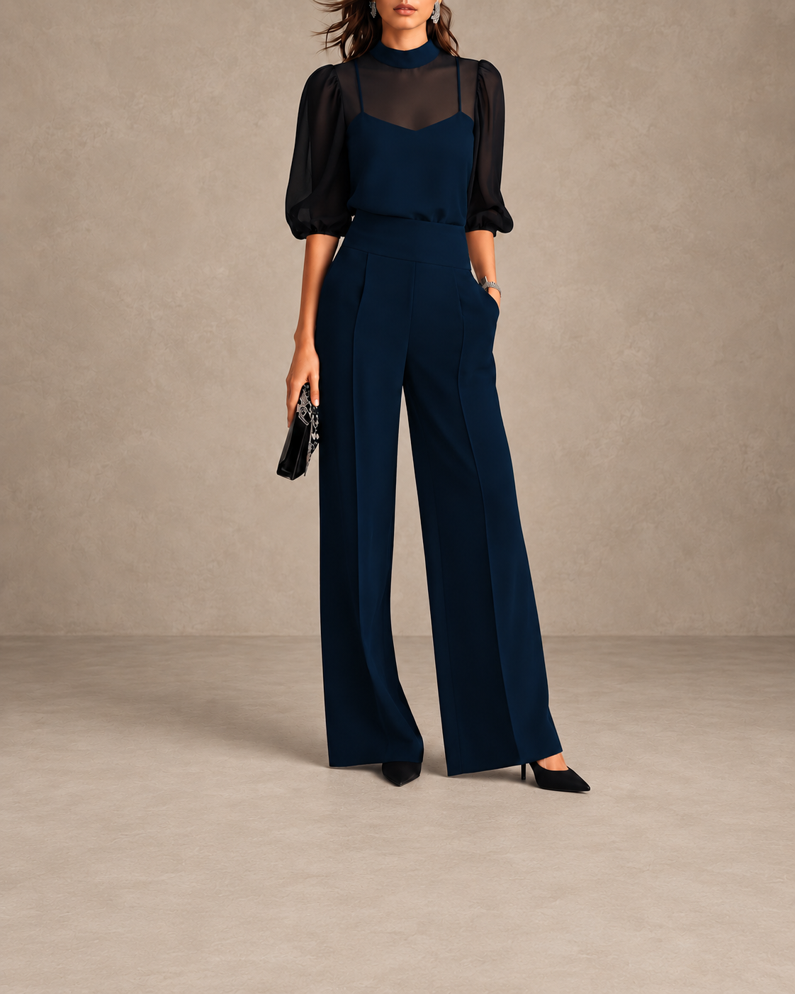 EMMA | ELEGANT THREE-PIECE TROUSER SET