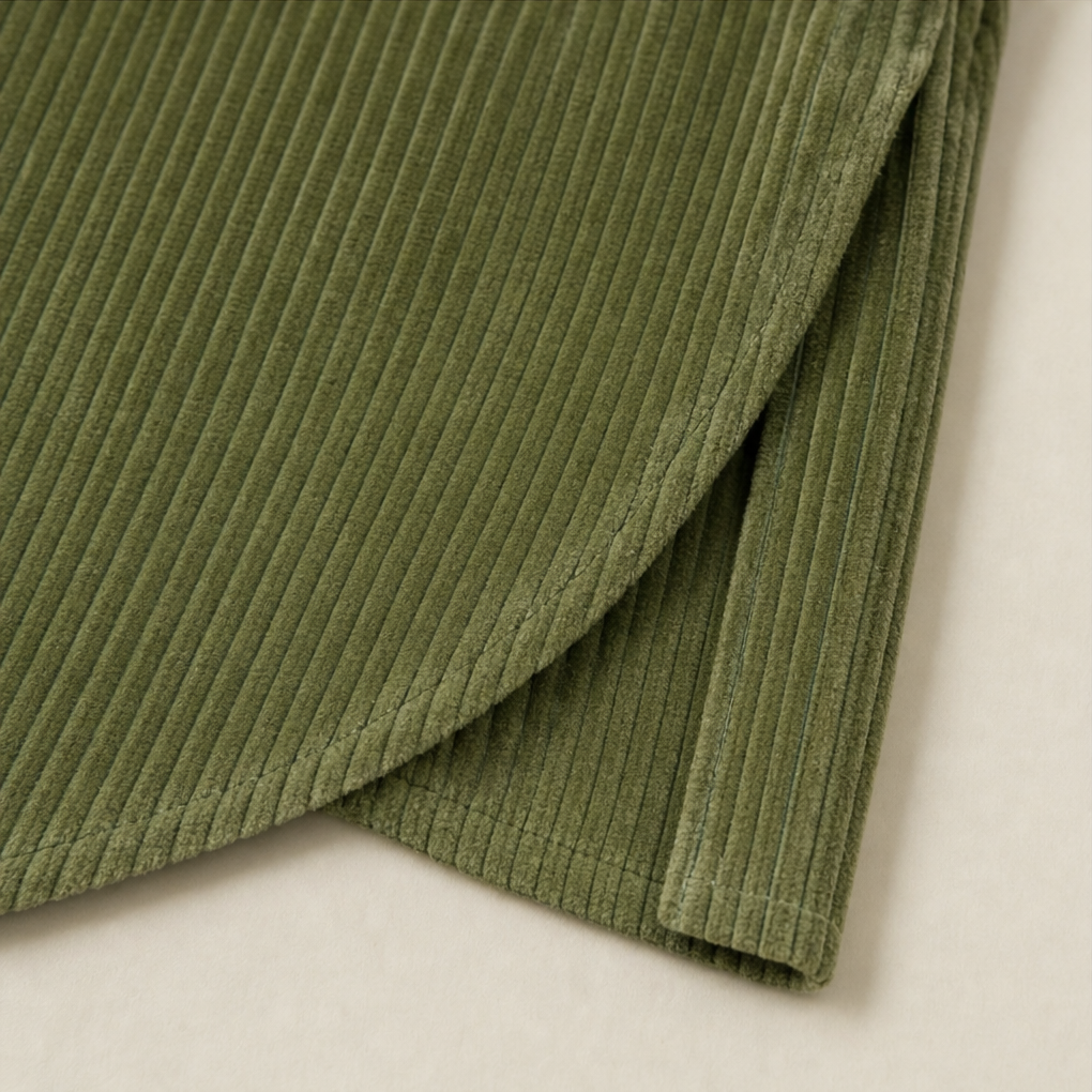 ELIZA | ASYMMETRIC CORDUROY TOP