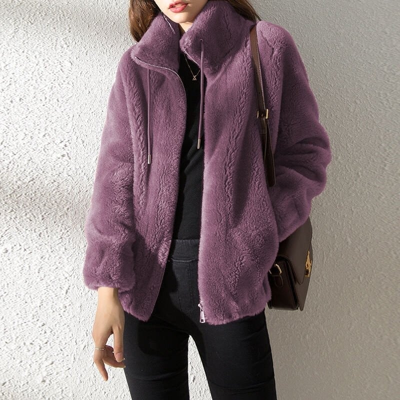 ISABEL | COSY TEDDY ZIP JACKET