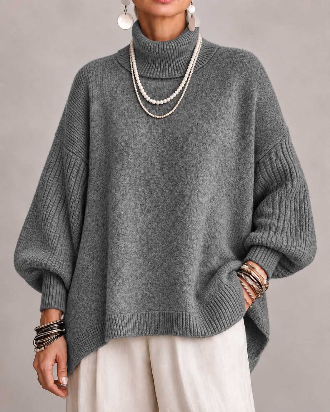 KATHLEEN | ELEGANT TURTLENECK SWEATER
