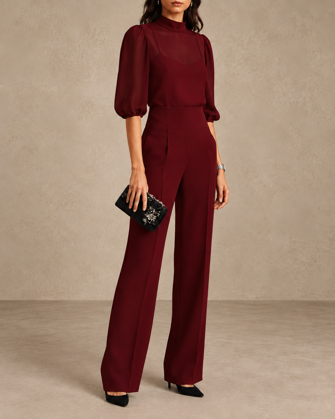 EMMA | ELEGANT THREE-PIECE TROUSER SET
