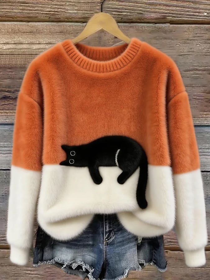 POPPY | CAT DETAIL COSY JUMPER
