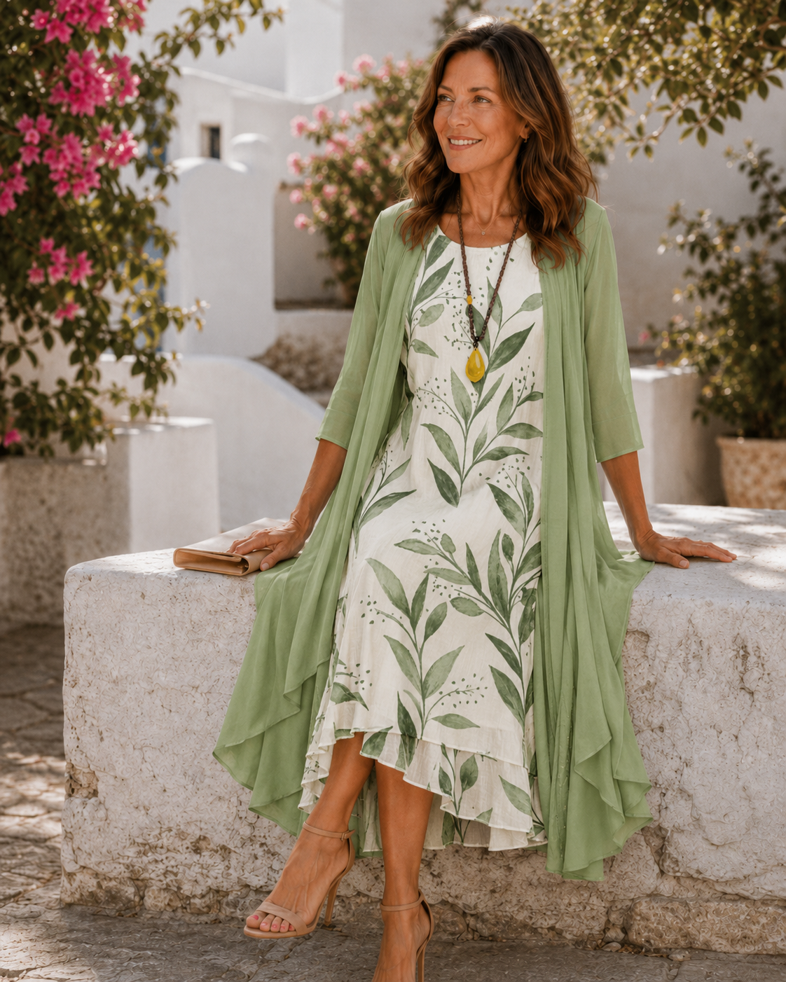 Emily | Flowing Duster Two-Piece Set