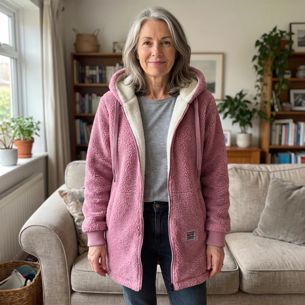 ELSIE | COSY HOODED FLEECE JACKET